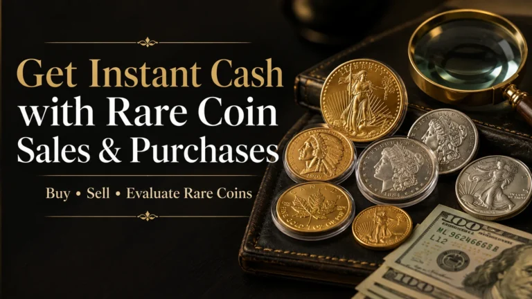 Get Instant Cash with Rare Coin Sales & Purchases